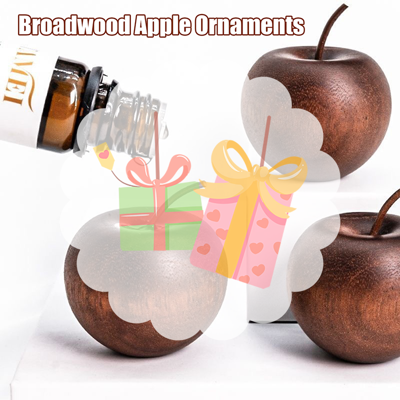Home Fragrance Diffusers - 1PCS Of Wooden Apple Shaped Essential