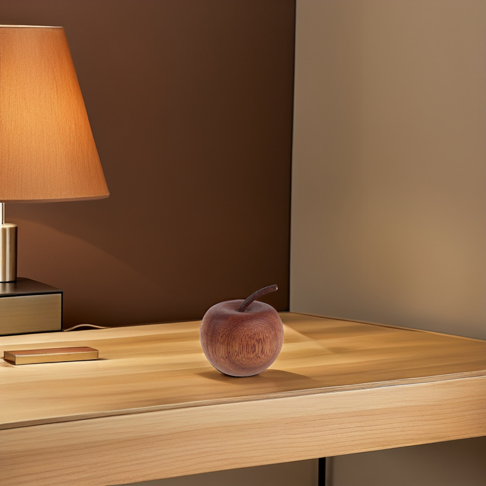 Home Fragrance Diffusers - 4Pcs Hand-Finished Wooden Scent Diffuser Fruit