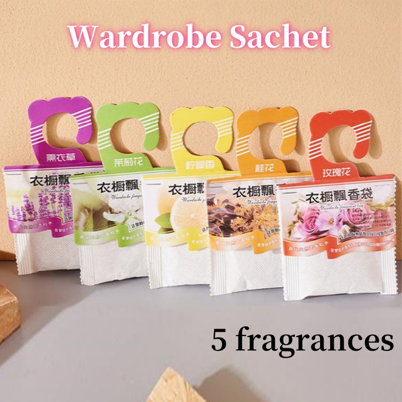 Home Fragrance Products - 5pcs Wardrobe Fragrance Sachets Smell Incense