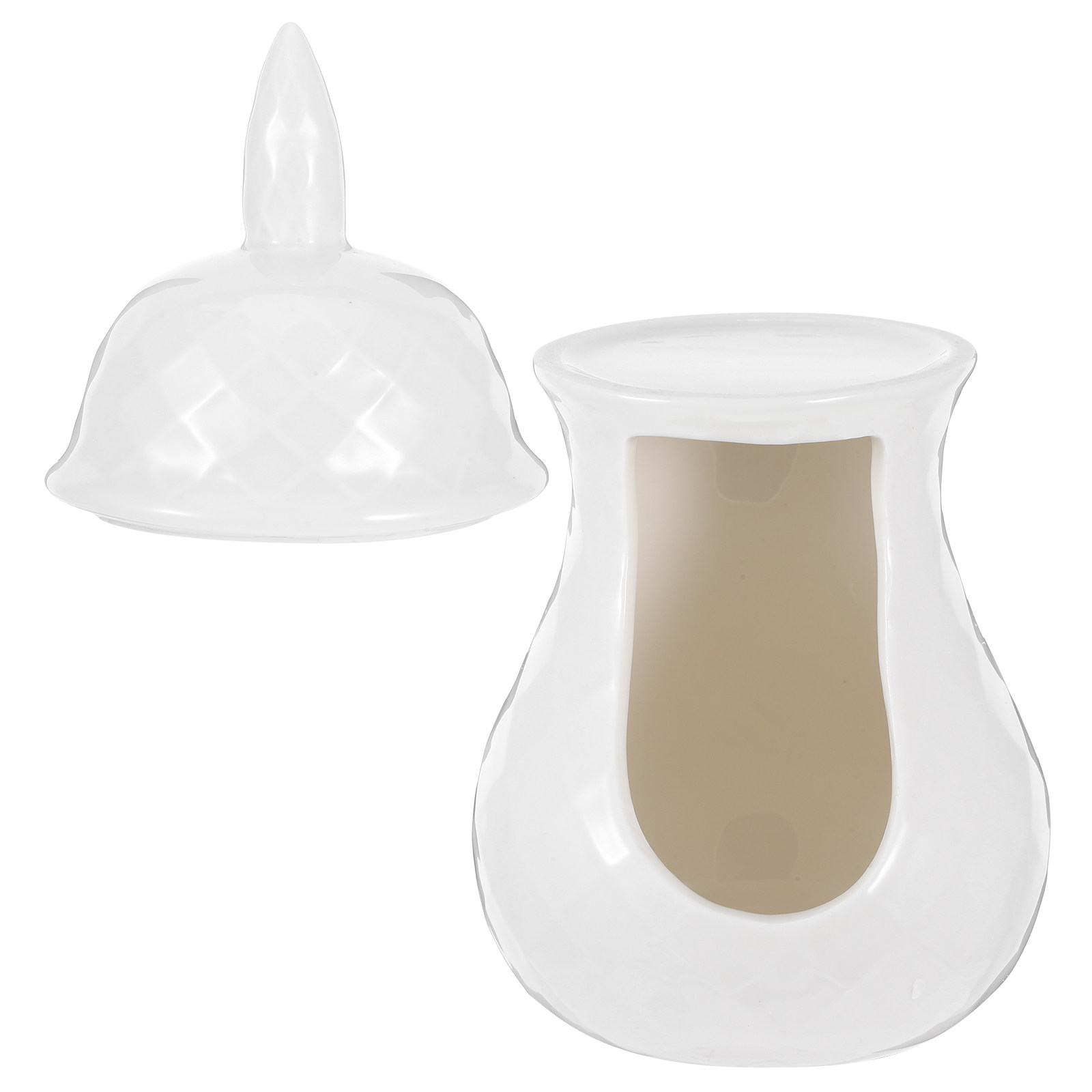 Home Fragrance Lamp - Ceramic Wax Melt Warmer for Essential