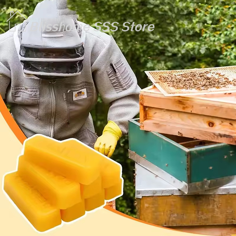 【S】4/8Pcs Pure Beeswax Blocks, - Beeswax Taper Candle incelemesi ve fiyatı