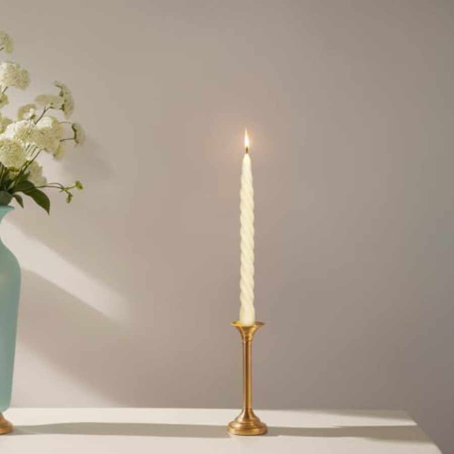 PCS Natural Beeswax Spiral Tap - Beeswax Taper Candle incelemesi ve fiyatı