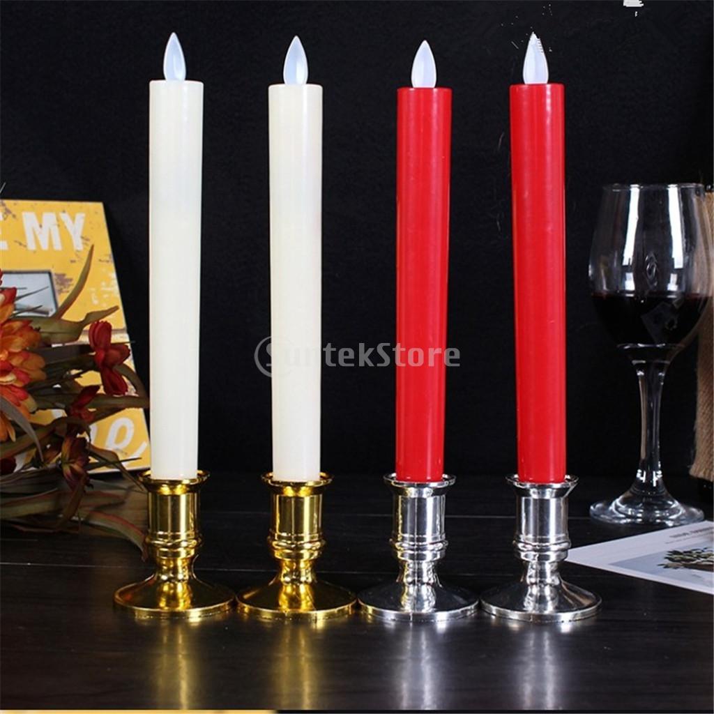 12pcs Plastic Chamberstick Tap - Beeswax Taper Candle incelemesi ve fiyatı