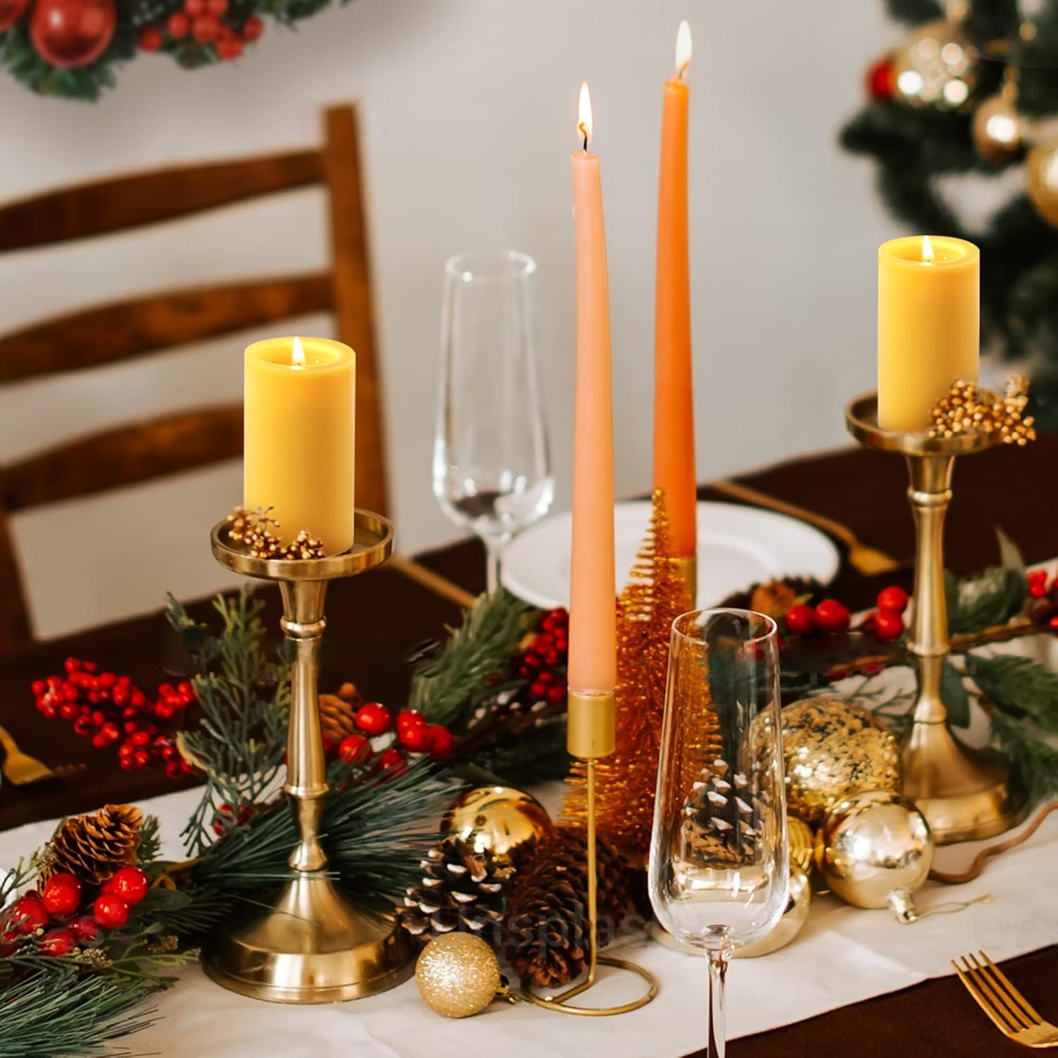 1/3/5PCS Beeswax Pillar Candle - Beeswax Taper Candle incelemesi ve fiyatı
