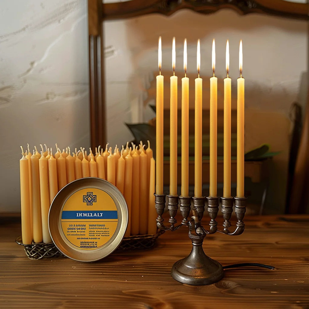 25PCS/1PACK Hanukkah Candle Na - Beeswax Taper Candle incelemesi ve fiyatı