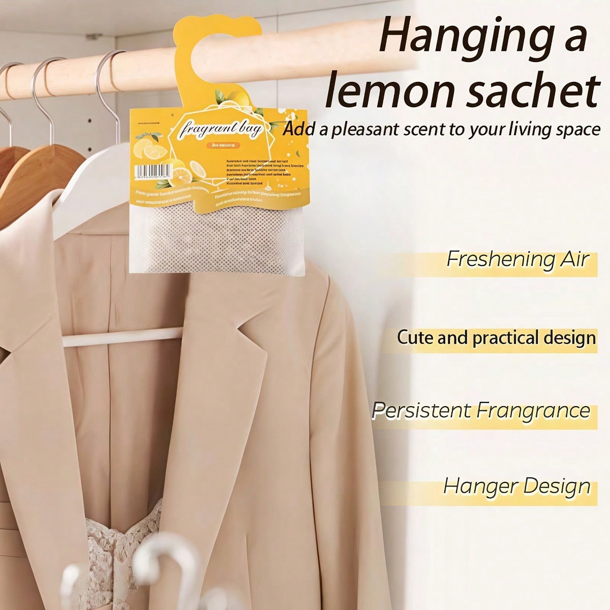 Hanging Lemon Scented Sachets, - Home Fragrance Relax incelemesi ve fiyatı
