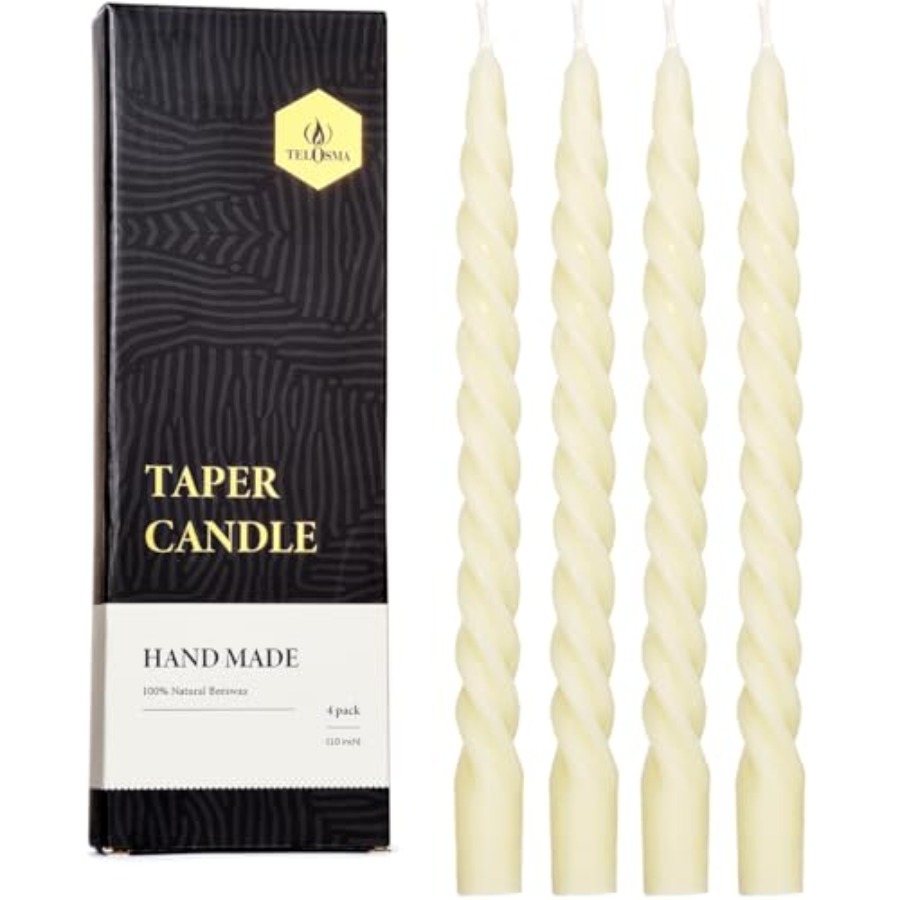 Beeswax Taper Candles Set of 4 - Beeswax Taper Candle incelemesi ve fiyatı