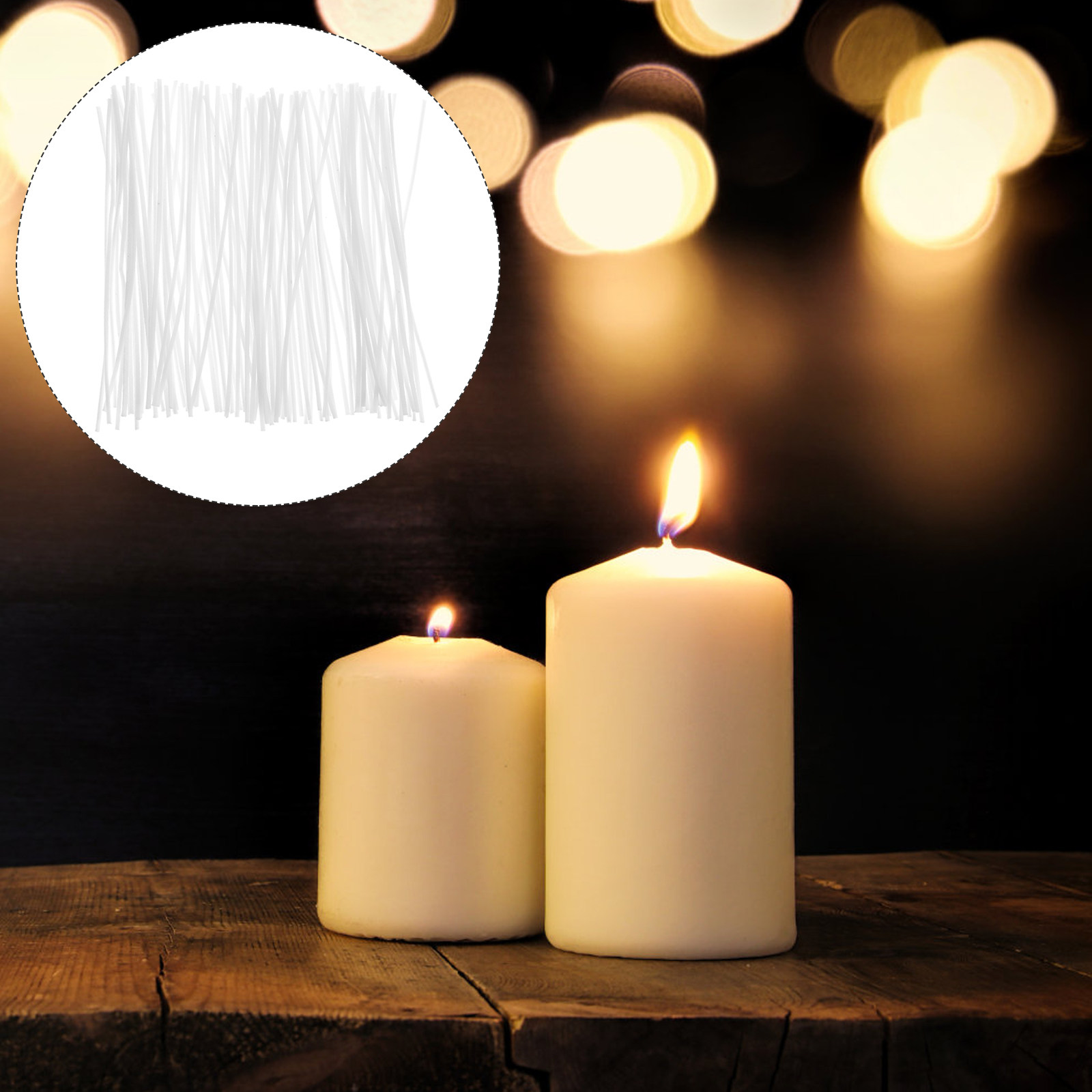 100Pcs Premium Cotton Wicks Ex - Beeswax Taper Candle incelemesi ve fiyatı