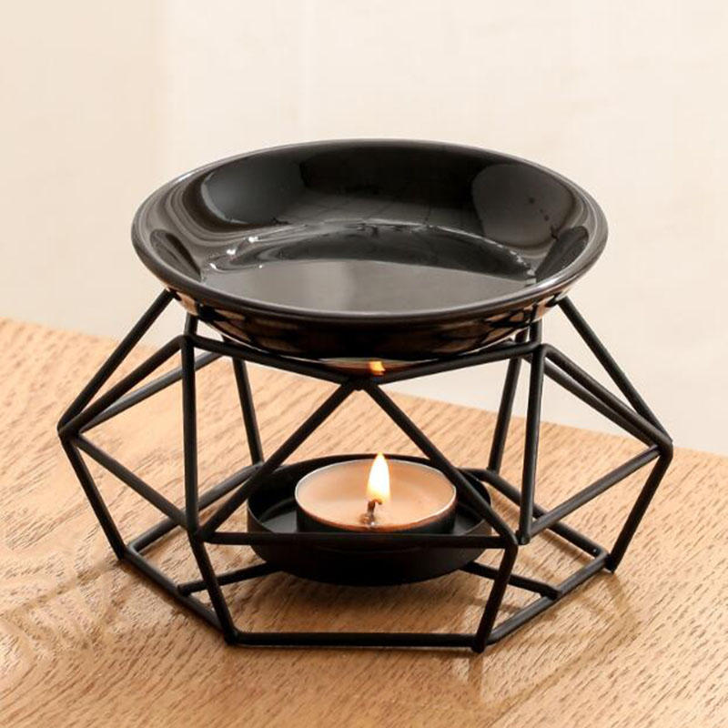 Ceramic Bowl Iron Rack Black C - Home Fragrance Lamp incelemesi ve fiyatı