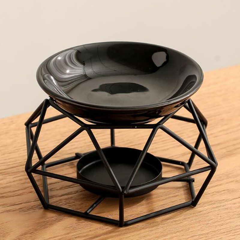 Ceramic Bowl Iron Rack Black C - Home Fragrance Lamp incelemesi ve fiyatı