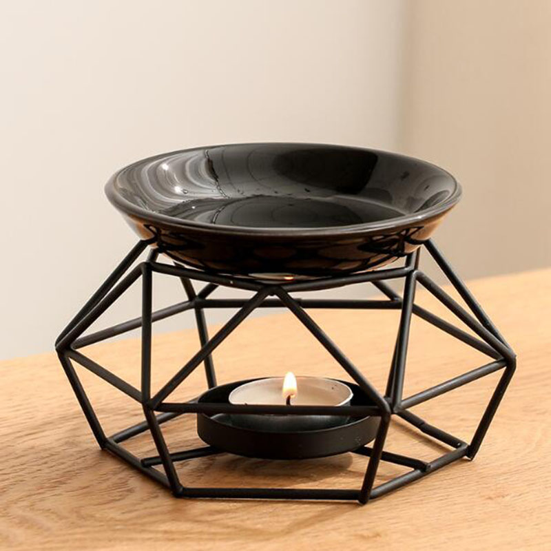 Ceramic Bowl Iron Rack Black C - Home Fragrance Lamp incelemesi ve fiyatı
