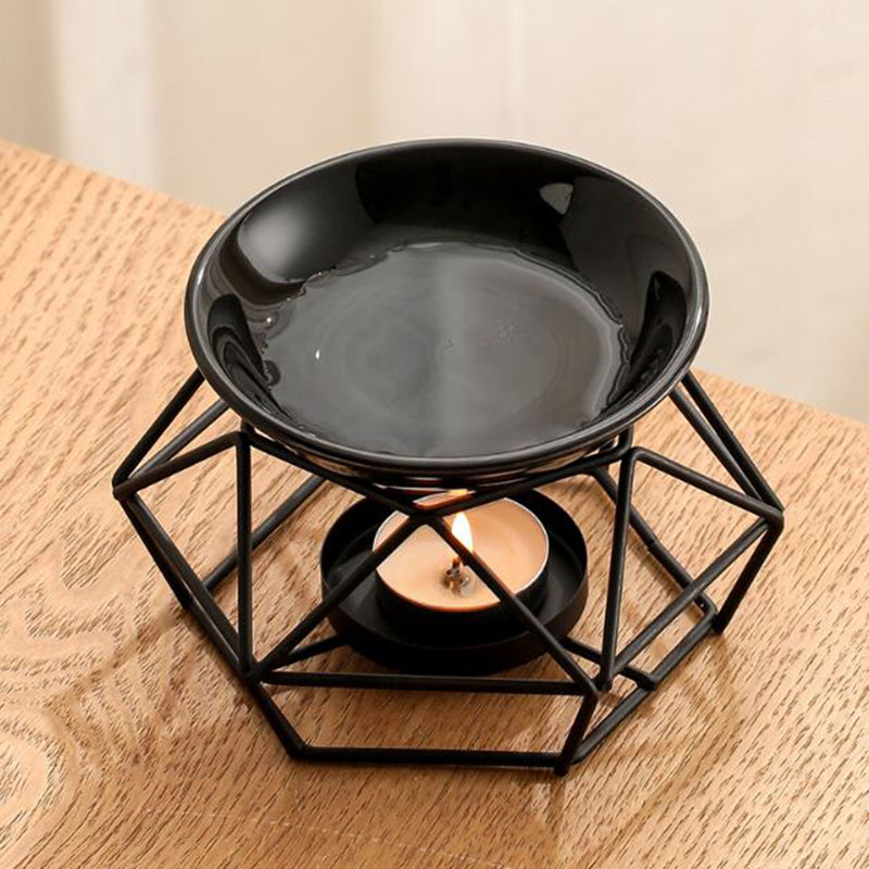 Ceramic Bowl Iron Rack Black C - Home Fragrance Lamp incelemesi ve fiyatı