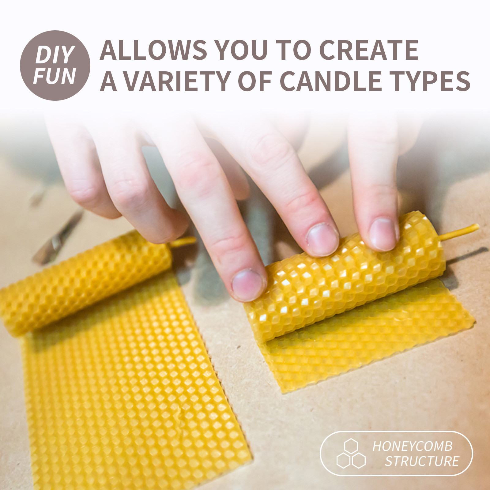 10/20/30pcs Natural Beeswax Sh - Beeswax Taper Candle incelemesi ve fiyatı
