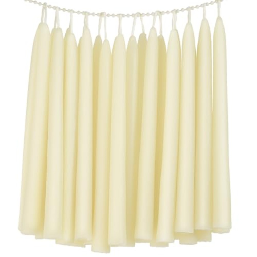 24 Pack Natural Beeswax Taper  - Beeswax Taper Candle incelemesi ve fiyatı