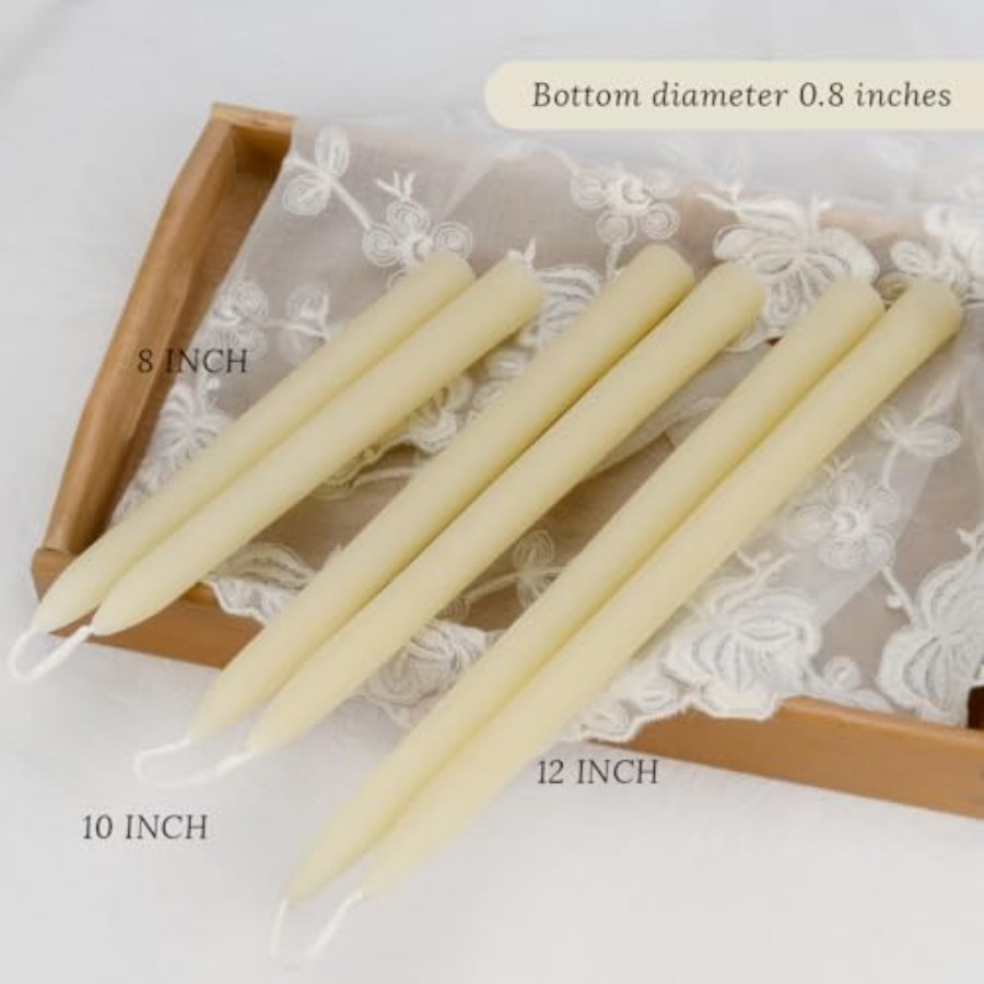 24 Pack Natural Beeswax Taper  - Beeswax Taper Candle incelemesi ve fiyatı