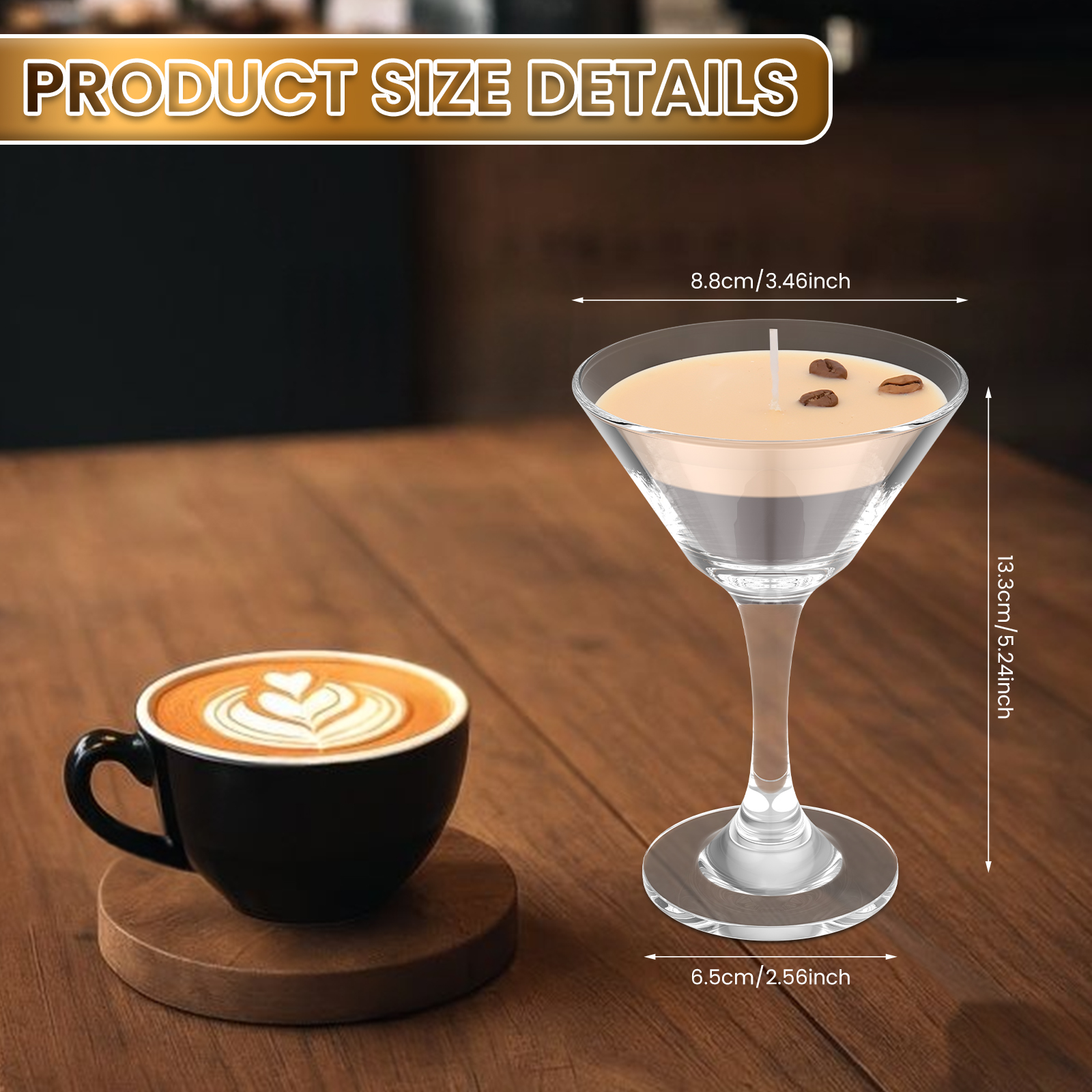 1Pc Scented Candles Espresso M - Beeswax Taper Candle incelemesi ve fiyatı