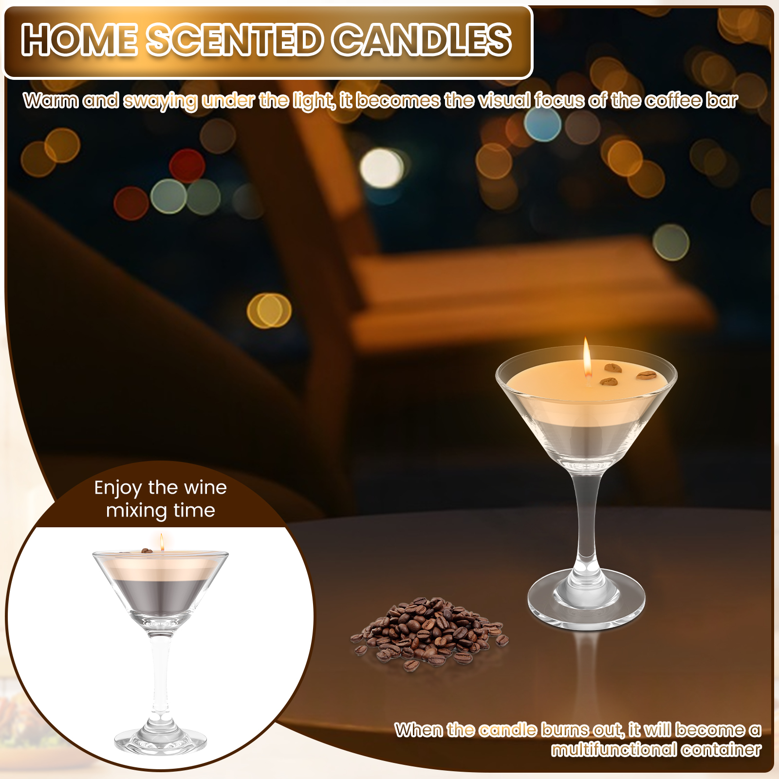 1Pc Scented Candles Espresso M - Beeswax Taper Candle incelemesi ve fiyatı