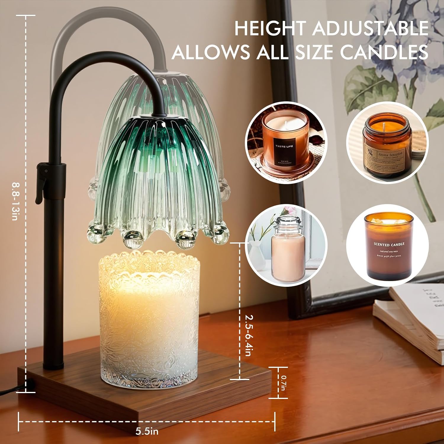 Candle Warmer Lamp with Timer, - Home Fragrance Lamp incelemesi ve fiyatı